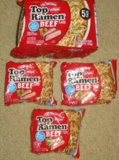 8 NISSIN TOP RAMEN BEEF FLAVOR