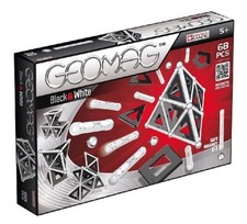 Geomag Black  White 68 Pieces - Jeu de construction magnetique