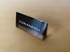 New - Plaque Afficheur Bulgari Présentoir - Coriandoli - Plexiglas - Occasion