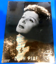 RARISSIME AUTOGRAPHE DE EDITH