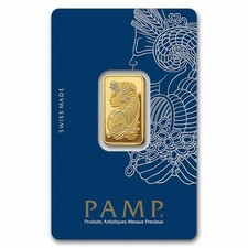 10 gram Gold Bar - PAMP Lady Fortuna Veriscan® (In Assay)