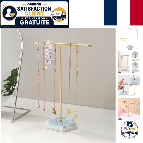 Présentoir bijoux doré - présentoir,