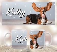 Mug Basset hound personnalisé