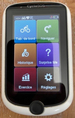 Gps vélo cyclo 505 - gps,