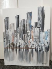 Grande peinture abstraite