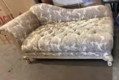 Beige floral tufted - beige,