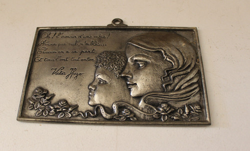 Plaque victor hugo maman - victor,