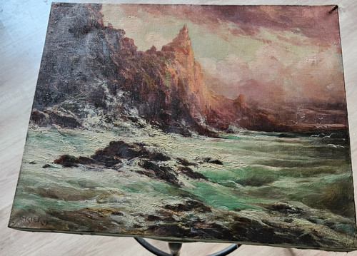 Huile sur toile - de, jules
