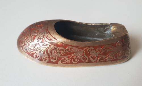 Cendrier babouche cuivre et - babouche,