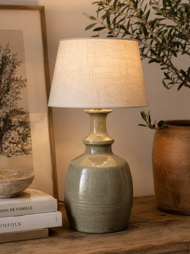 Lampe vintage céramique - en,