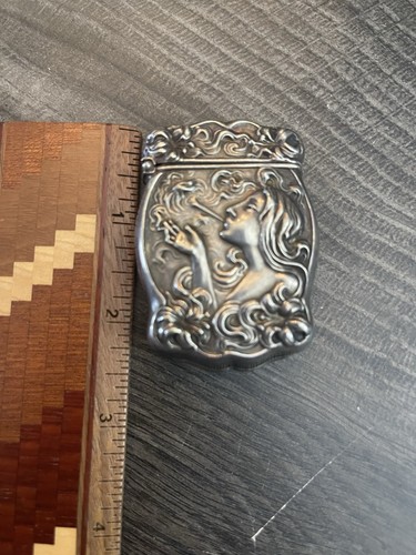 Art nouveau silverion match - art,
