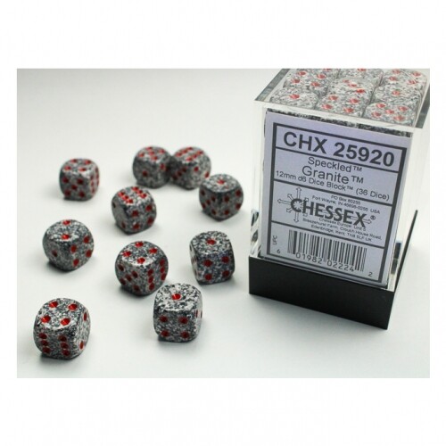 Cube granit marbré - -,