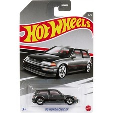 '90 Honda Civic EF Grey Hot Wheels Honda Anniversary Series 2022 HDH17