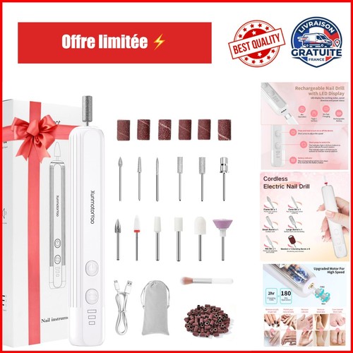 Ponceuse ongles électrique - ponceuse, 12