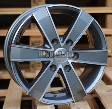 Roues 4X 16" 6 rayons 1250kg GRIS 6X130 pour Mercedes Sprinter Crafter