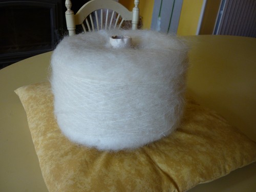 Cône laine mohair - n°3-cône, de