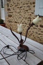 lampe métal immitation cuivre