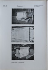 1908 Architecture Imprimé Pierres Tombales Tomb En Braintree Churhyard Essex
