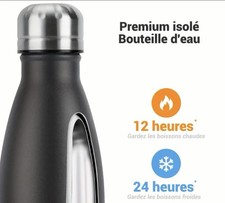 Gourde inox bouteille double paroi isotherme Chaud/Froid 50cl/500ml