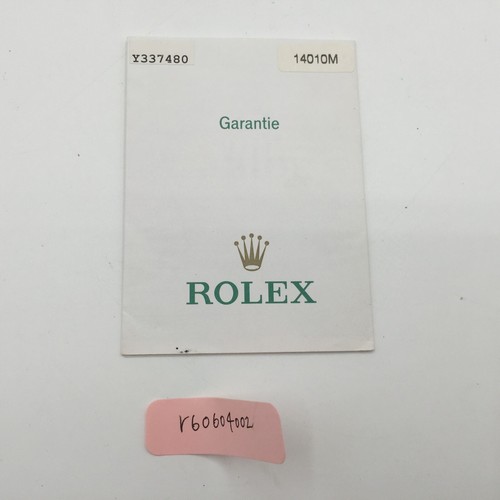Rolex 14010 air king paper - air,