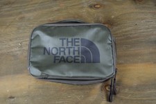 The North Face Toiletry Bag Travel Organizer Olive Green Ripstop Logo Pouch