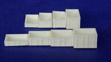 firefighter, various, accessory 1/43 lot of resin cases, lot of various sizes