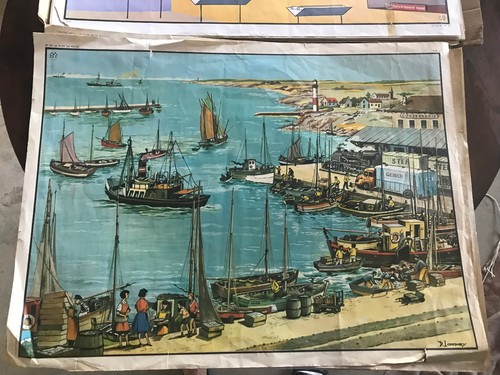 Ancienne affiche scolaire - ancienne,