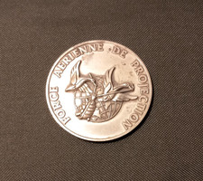 SPECIAL FORCES FRANCE projection air force metal table medal