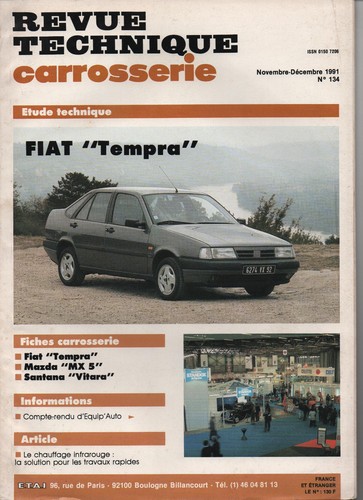 Fiat tempra 1991 revue - fiat,