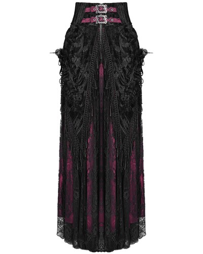 Jupe maxi velours et - maxi,