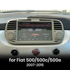 For Fiat 500 2007-2015 Android 12,7" Car Stereo Carplay Touch Screen GPS+ Radio