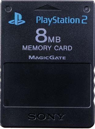 Carte memoire ps2 sony noir - sony,