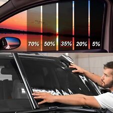 Film Solaire Teinté Noir Voiture 50x300cm Velux Fenêtre Vitre 35% Foncé Anti UV 