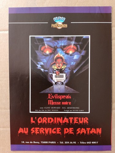Vhs trade evilspeak - vhs,