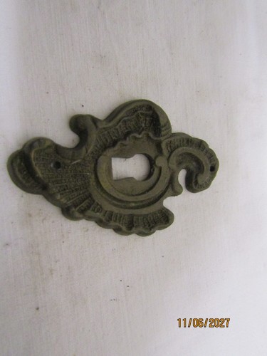 Old bronze lock - old,