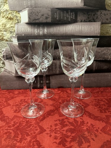 Verres anciens cristal j - anciens, j.g