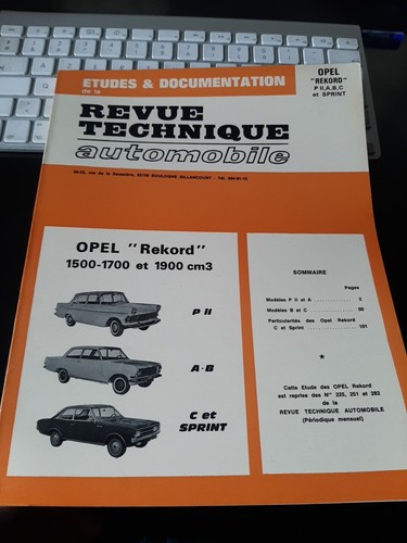 Rta revue technique automobile - revue,
