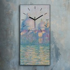 Horloge murale sur toile 30x60