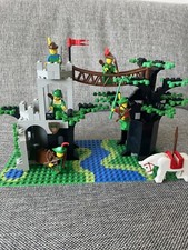 Vintage Lego Castle Forestmen 6071 Forestmen's Crossing Set 100% Complete Exc
