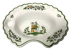 MOUSTIERS EARTHENWARE BEARD PLATE