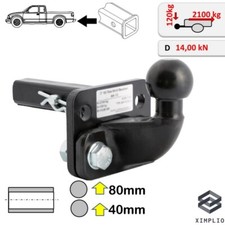 Crochet ATTELAGE remorque US-Adaptateur 32x32mm pour Honda Ridgeline I 2006–2014