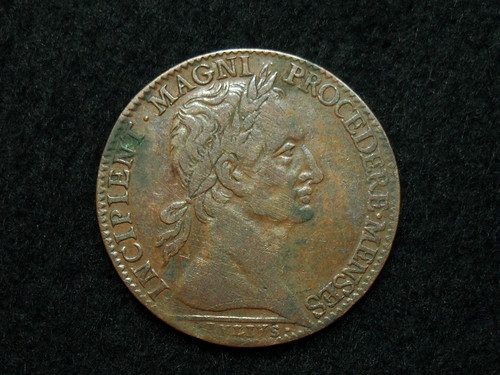 Jeton cuivre 30mm louis - jeton,