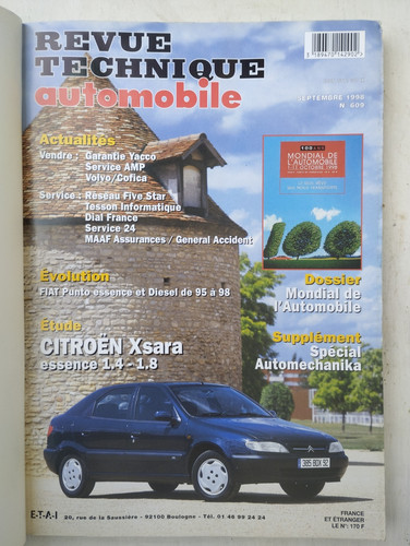 Revue technique citroën - revue, xsara