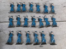 Lot Petits Soldats Métal Jouets Ancien Piou Piou 1914 ww1