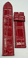 Franck Muller Cuir Original N.O.S. MM22/22 Rouge Rubis Plat Alligator