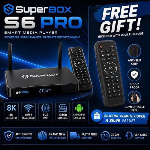 Superbox pro streaming - pro,