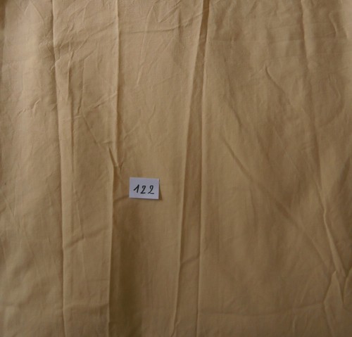 Coupon tissu jaune poussin uni