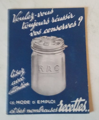 Pub ancienne 1938 conserves - ancienne,