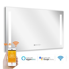 Chauffage de Salle Bain Infrarouge Miroir Heizspiegel App Contrôle B-Ware