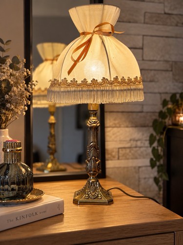 Lampe table vintage rétro - table,